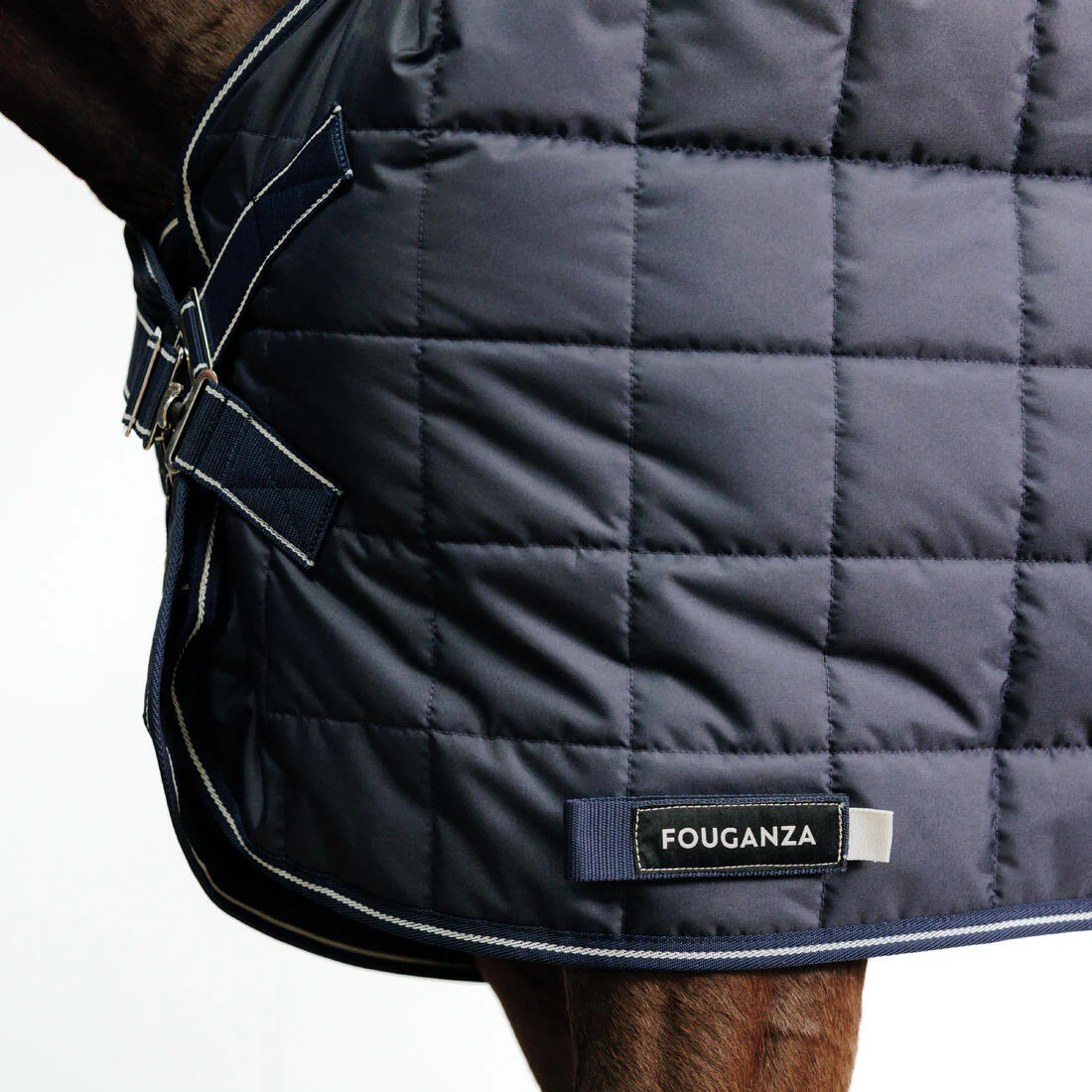 Manta Equitación Cuadra Caballo/Poni Combo 200 Azul Marino 200 g - Image 6