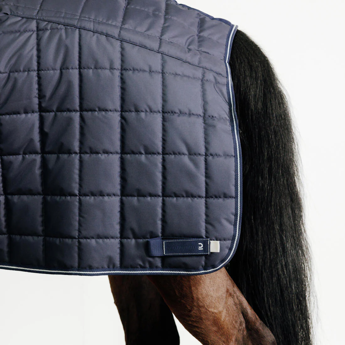 Manta Equitación Cuadra Caballo/Poni Combo 200 Azul Marino 200 g - Image 8