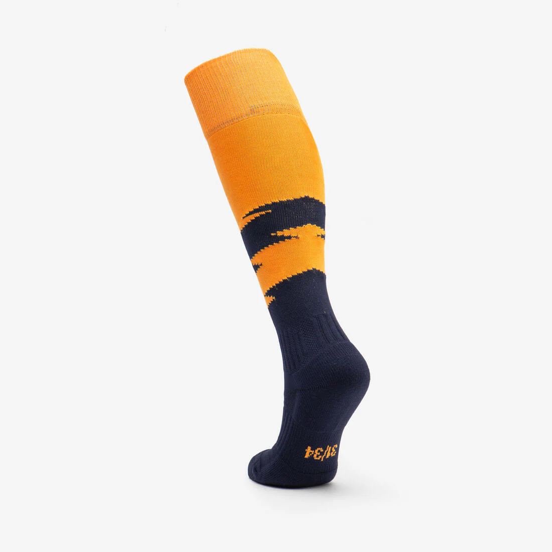 Medias de fútbol KIDS naranja y azul marino - Image 2