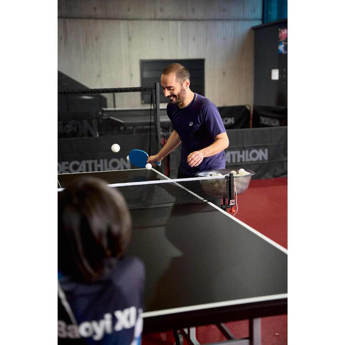 Mesa de ping-pong de interior compacta con una red innovadora, TTT 130.2 Negro - Image 18