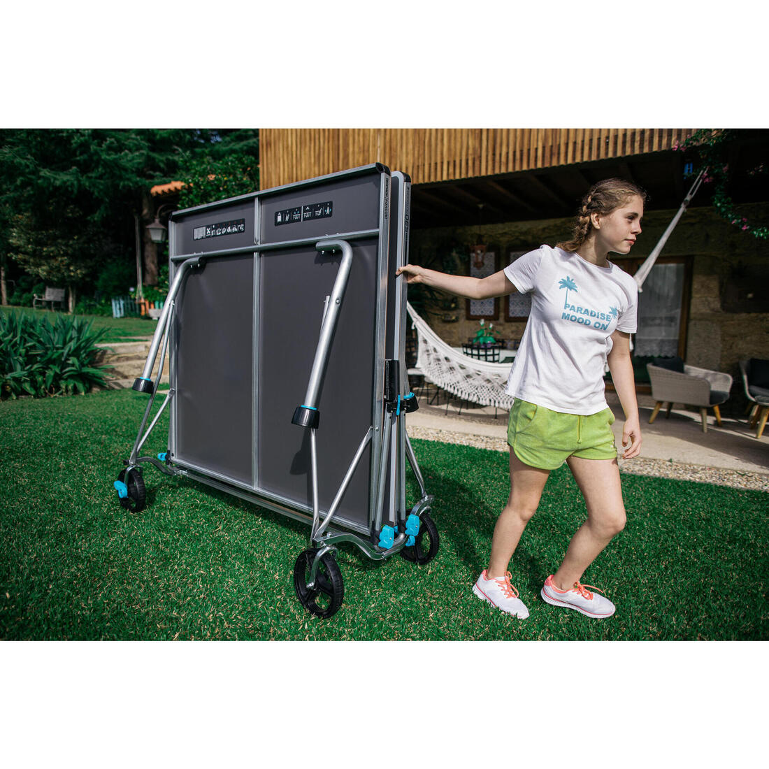 Mesa ping pong exterior plegable tablero 5 mm Pongori PPT 530.2 - Image 18