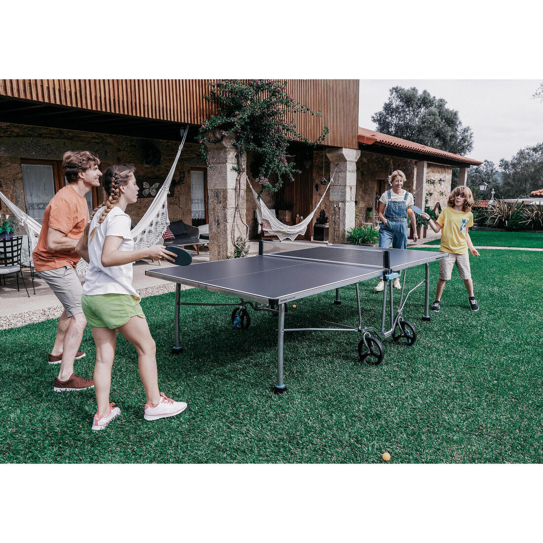 Mesa ping pong exterior plegable tablero 5 mm Pongori PPT 530.2 - Image 25