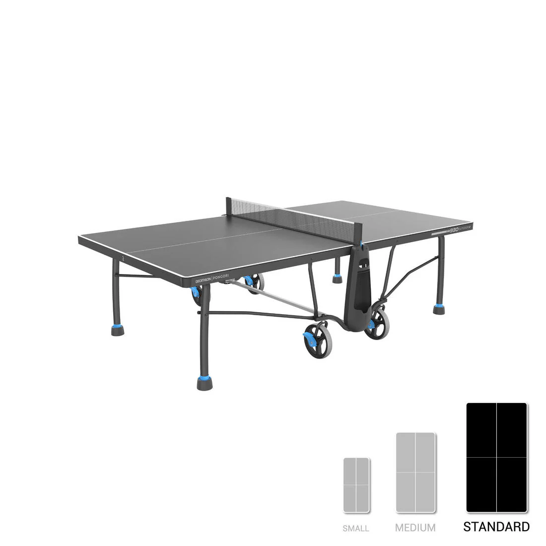 Mesa ping pong exterior plegable tablero 5 mm Pongori PPT900.2 - Image 7