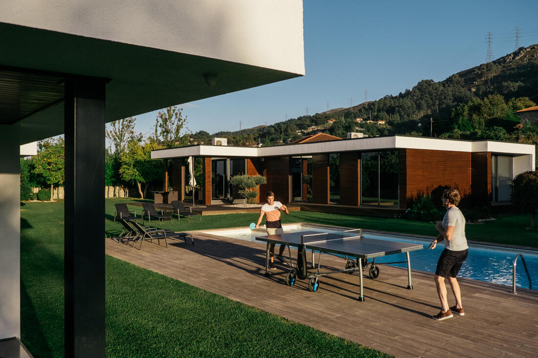 Mesa ping pong exterior plegable tablero 5 mm Pongori PPT900.2 - Image 9