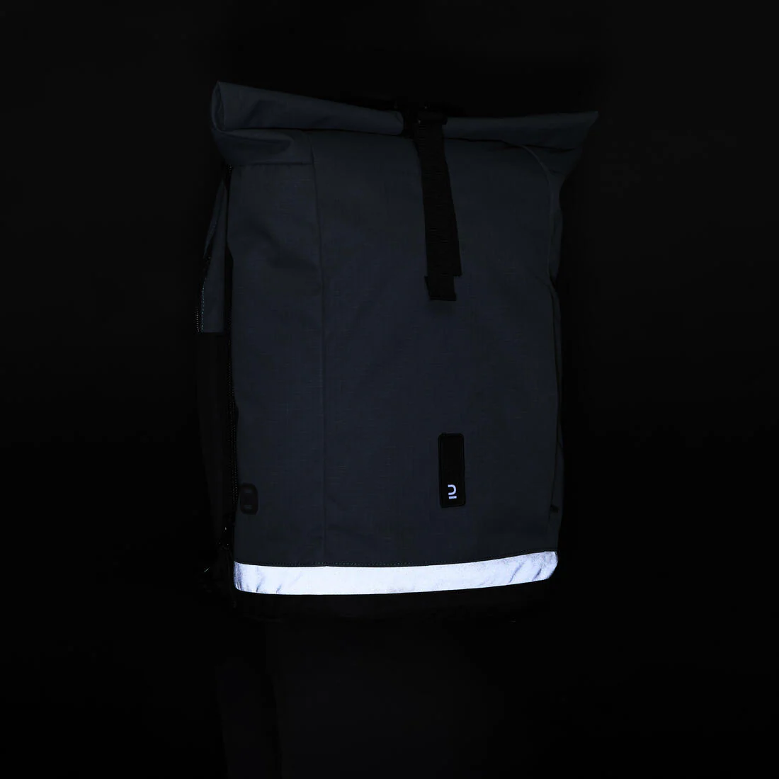 Mochila/Alforja Doble Para Portaequipajes Bici Verde Gris 27 Litros - Image 13
