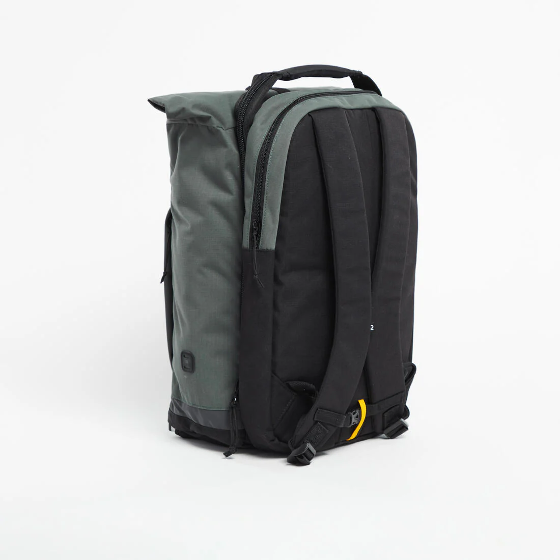 Mochila/Alforja Doble Para Portaequipajes Bici Verde Gris 27 Litros - Image 7