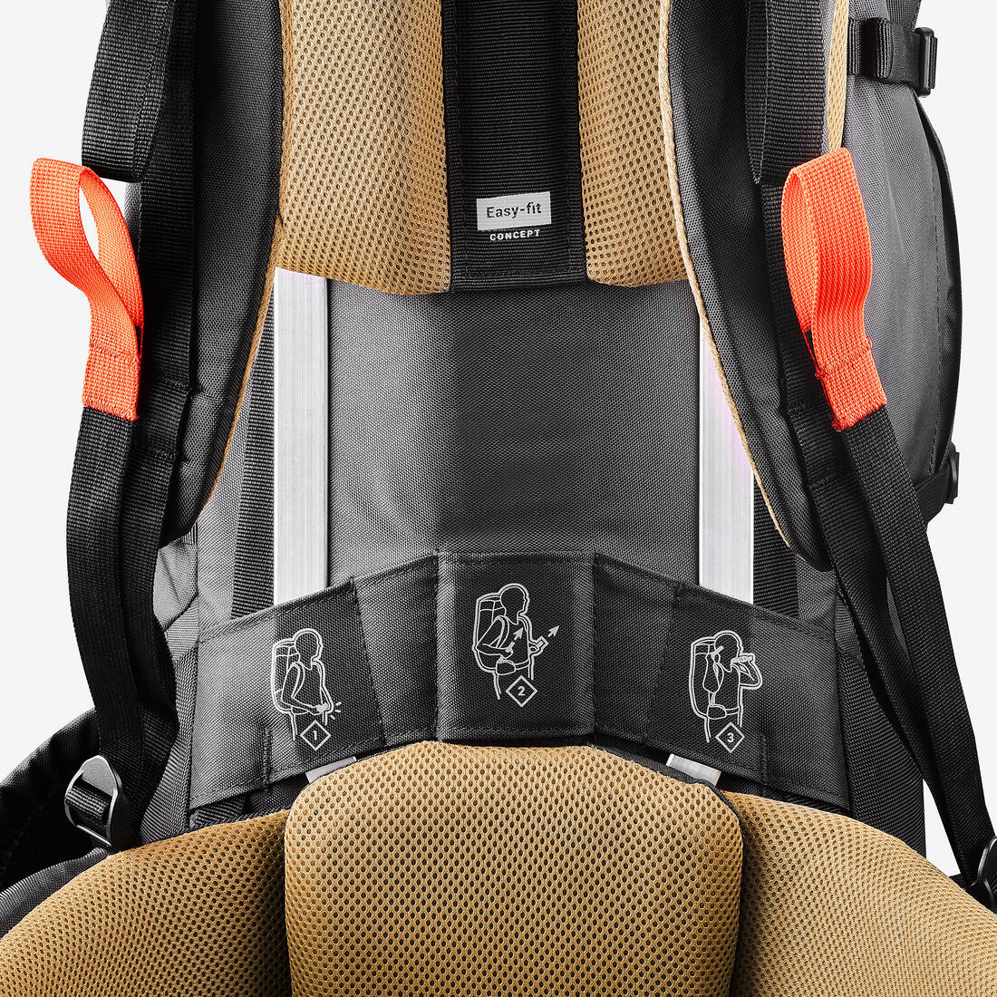 Mochila de montaña y trekking 50L Hombre Simond Trek100 Easyfit - Image 9