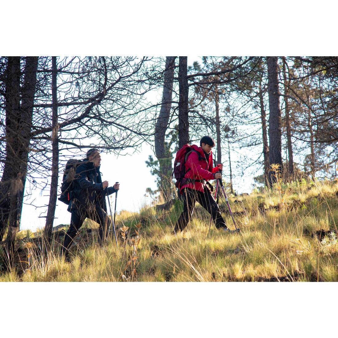 Mochila de montaña y trekking 50L Mujer Simond MT100 Easyfit. Funda impermeable - Image 25