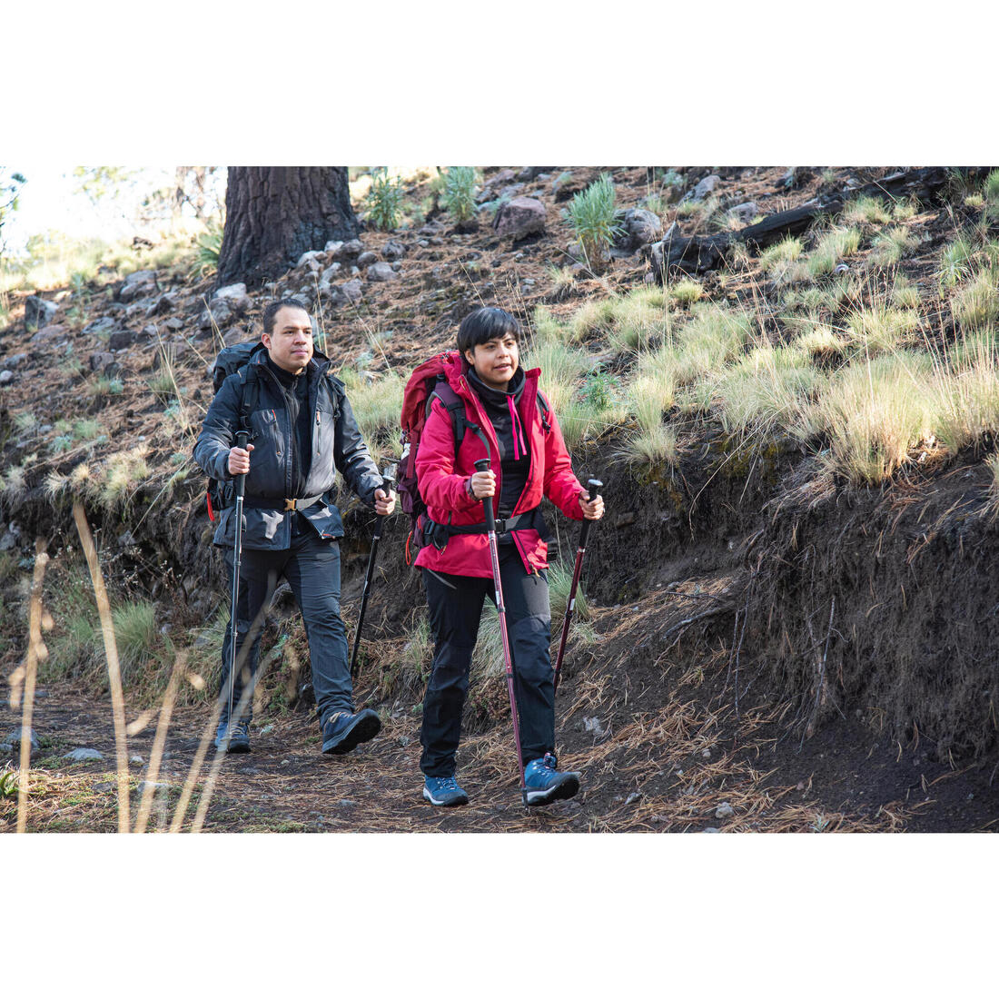 Mochila de montaña y trekking 50L Mujer Simond MT100 Easyfit. Funda impermeable - Image 31