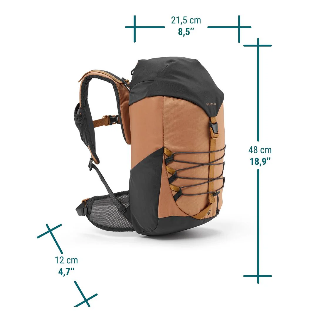Mochila de montaña y trekking Niños 18L Quechua MH500 - Image 3
