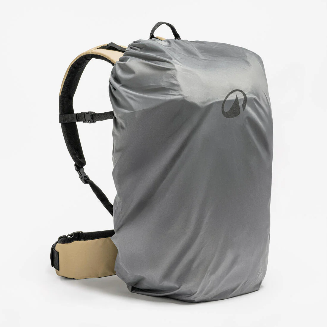 Mochila de montaña y viaje apertura tipo maleta 30L Travel 500 Organizer beige - Image 13