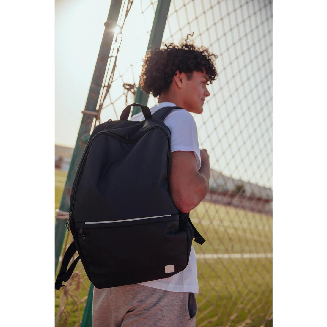 Mochila escolar 24L Kipsta Essential negro - Image 15