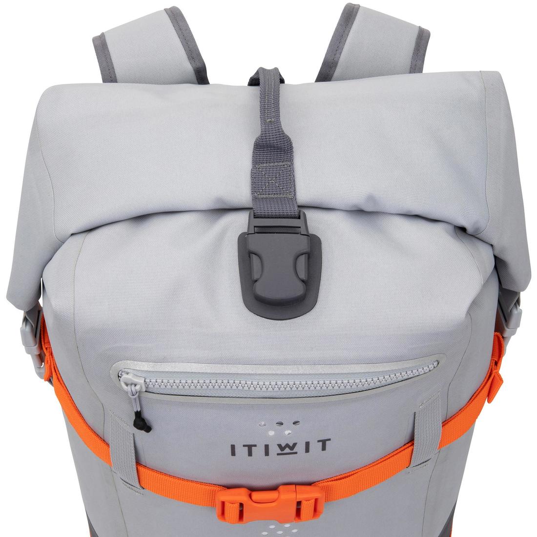 Mochila Estanca Impermeable 30 litros Itiwit Gris - Image 10