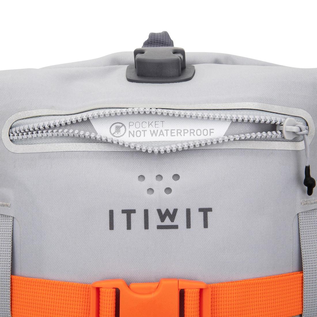 Mochila Estanca Impermeable 30 litros Itiwit Gris - Image 9