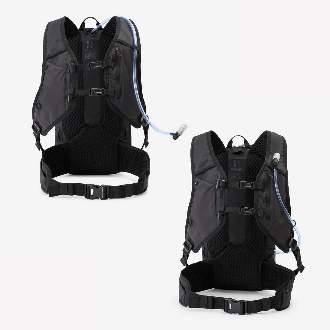 Mochila Hidratación Ciclismo MBT Negro 12 l / 2 l - Image 2