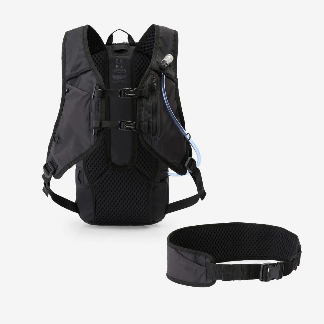 Mochila Hidratación Ciclismo MBT Negro 12 l / 2 l - Image 6
