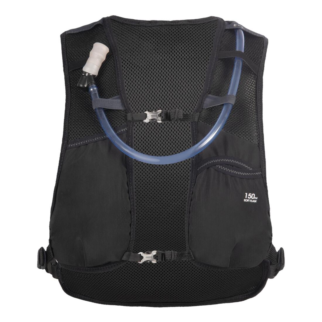Mochila hidratación unisex+bolsa agua 1L incluida KIPRUN 500 5L essentiel negro - Image 2