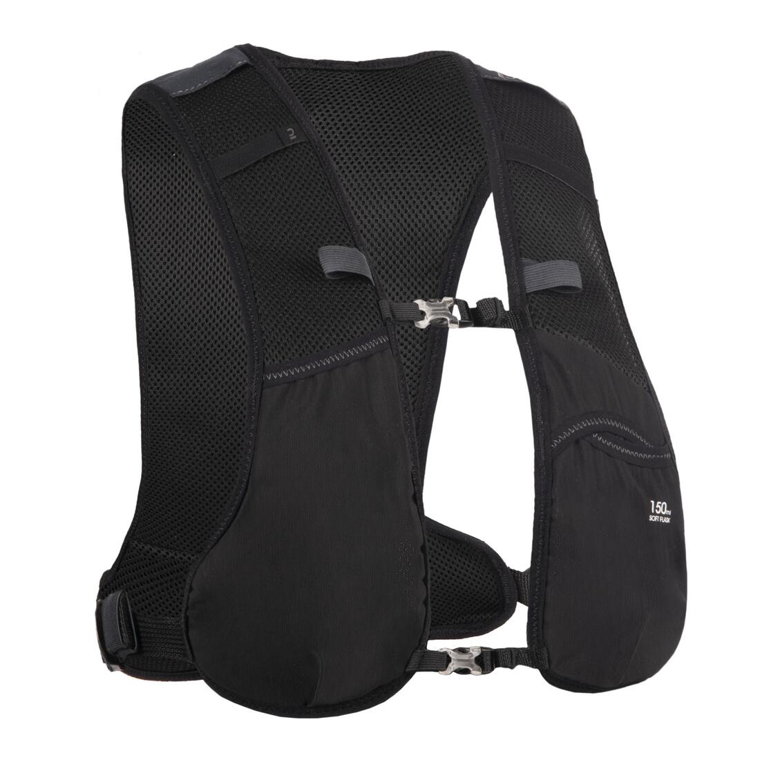 Mochila hidratación unisex+bolsa agua 1L incluida KIPRUN 500 5L essentiel negro - Image 3