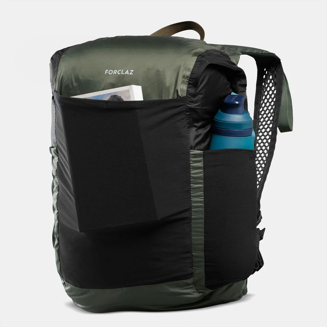 Mochila impermeable pequeña montaña y trekking 25L Forclaz Travel - Image 2