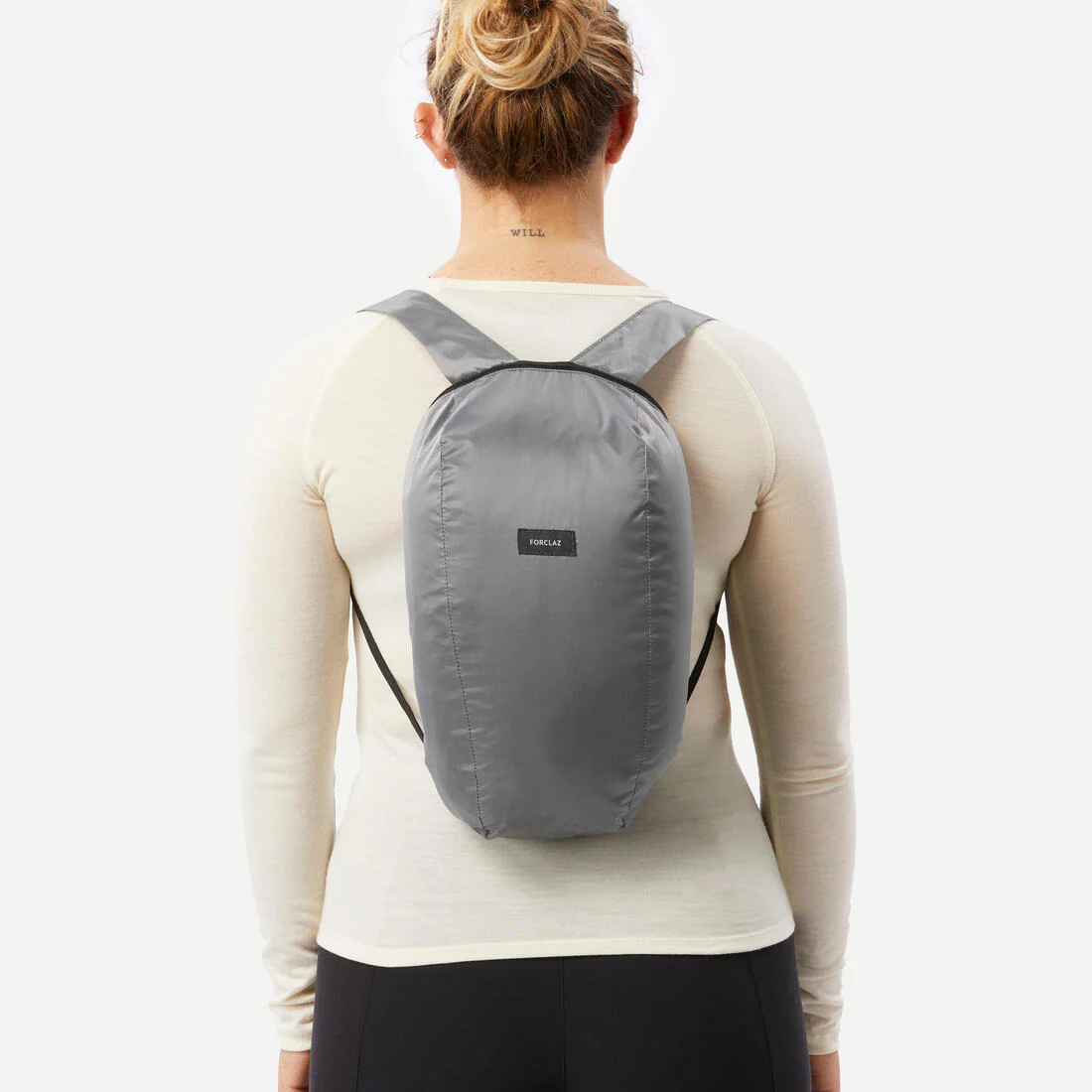 Mochila plegable de montaña y trekking viaje 10L Forclaz Compact