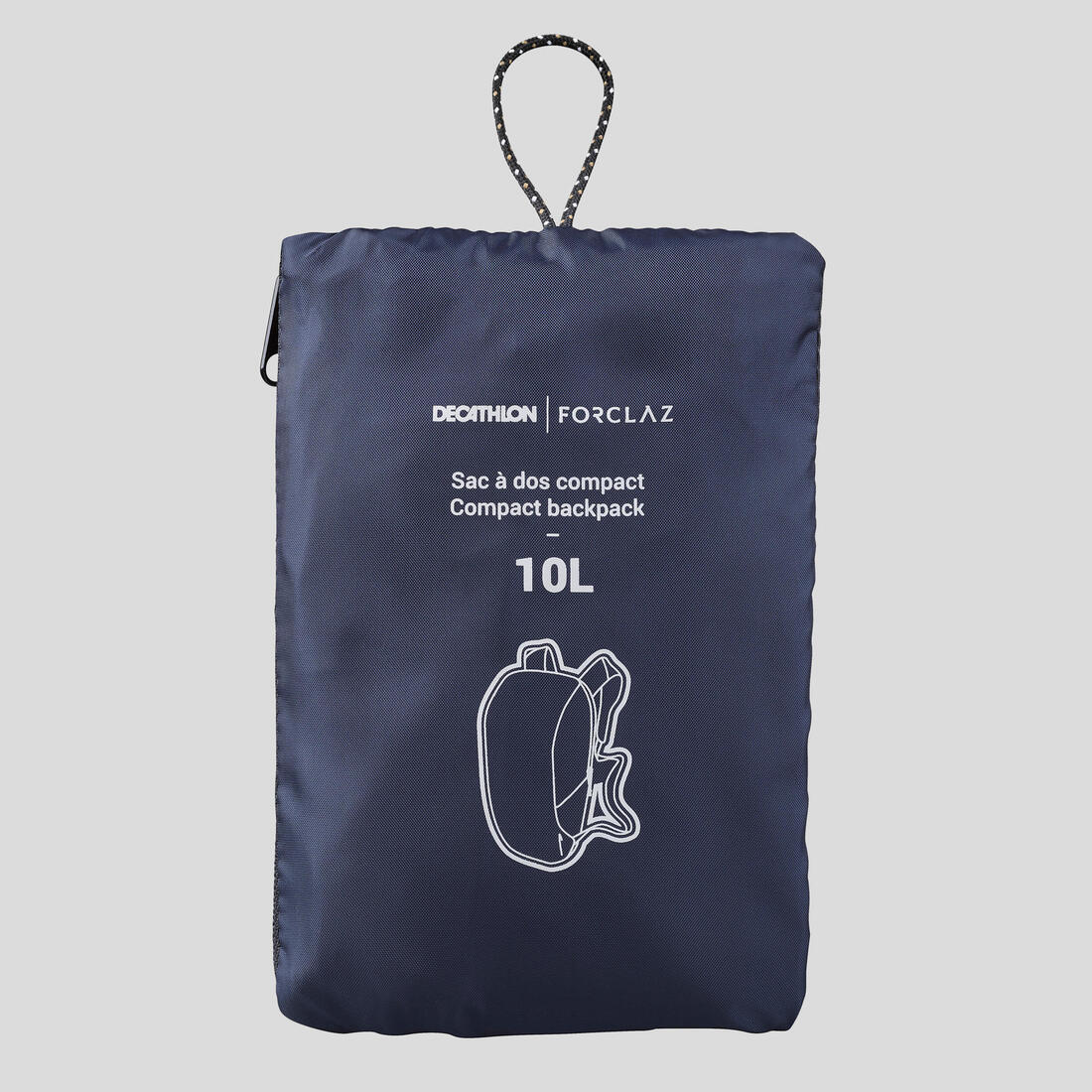 Mochila plegable de montaña y trekking viaje 10L Forclaz Compact - Image 17