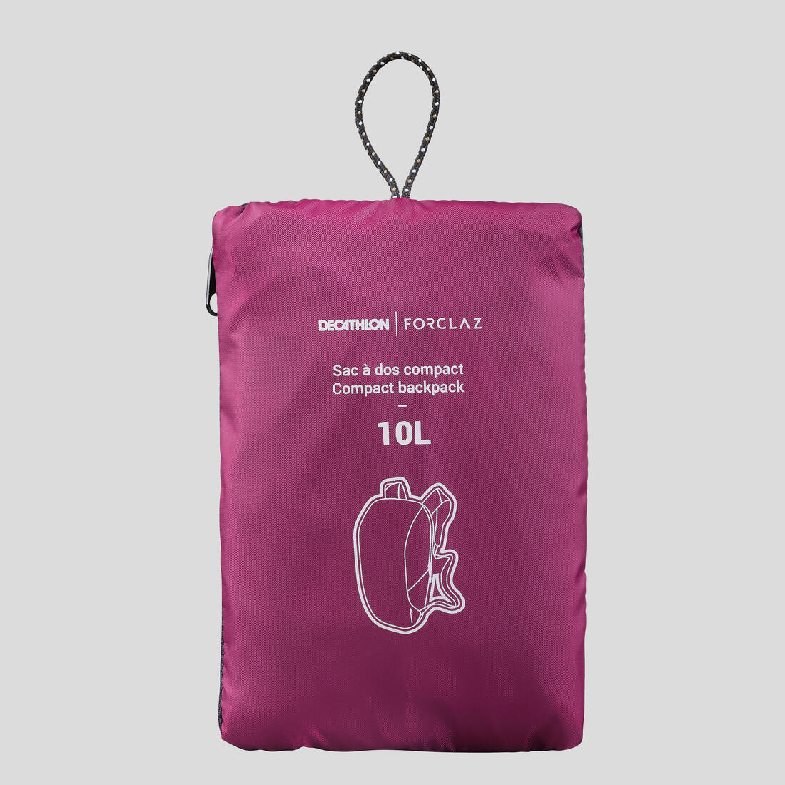 Mochila plegable de montaña y trekking viaje 10L Forclaz Compact - Image 18