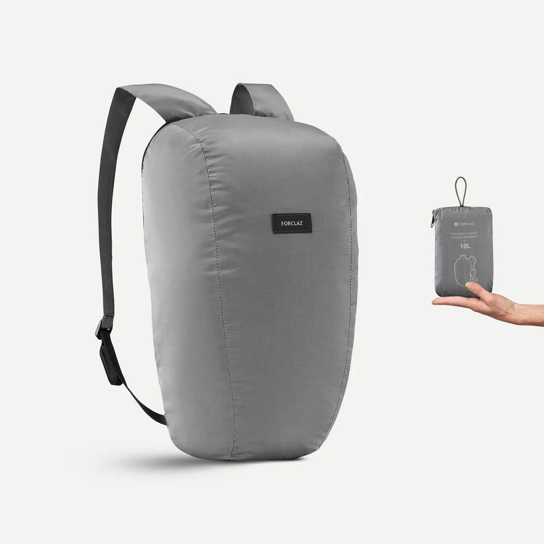 Mochila plegable de montaña y trekking viaje 10L Forclaz Compact - Image 25