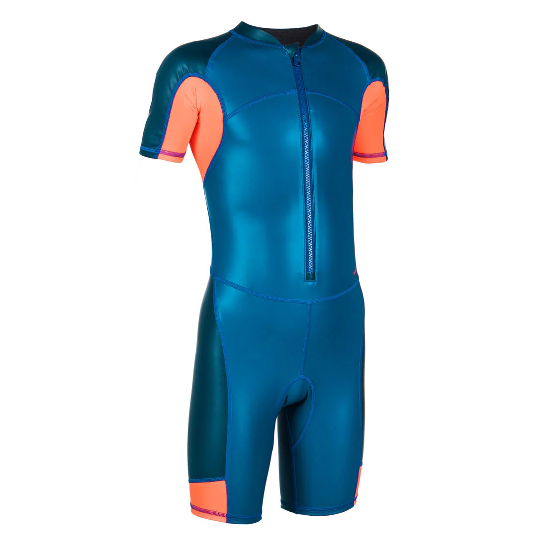 Neopreno Niños piscina corto Kloupi Nabaiji azul rojo - Image 4