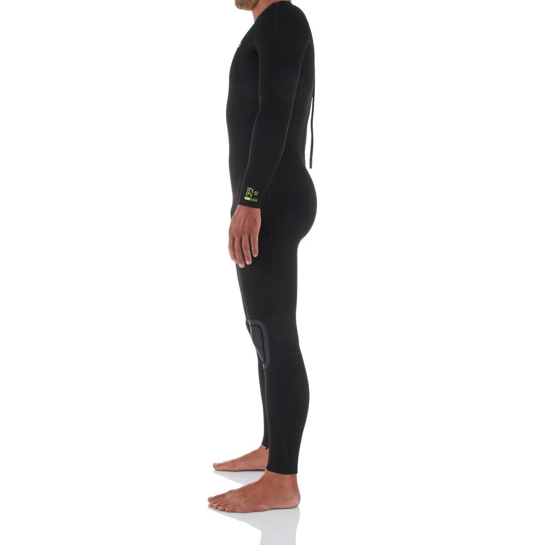 Neopreno surf Hombre agua fría 4/3mm 100 negro - Image 8