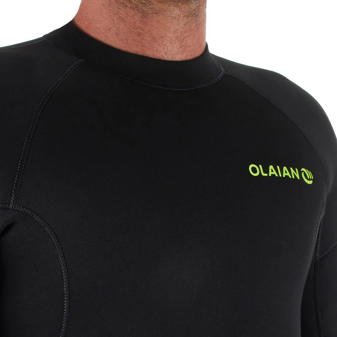 Neopreno surf Hombre agua fría 4/3mm 100 negro - Image 9