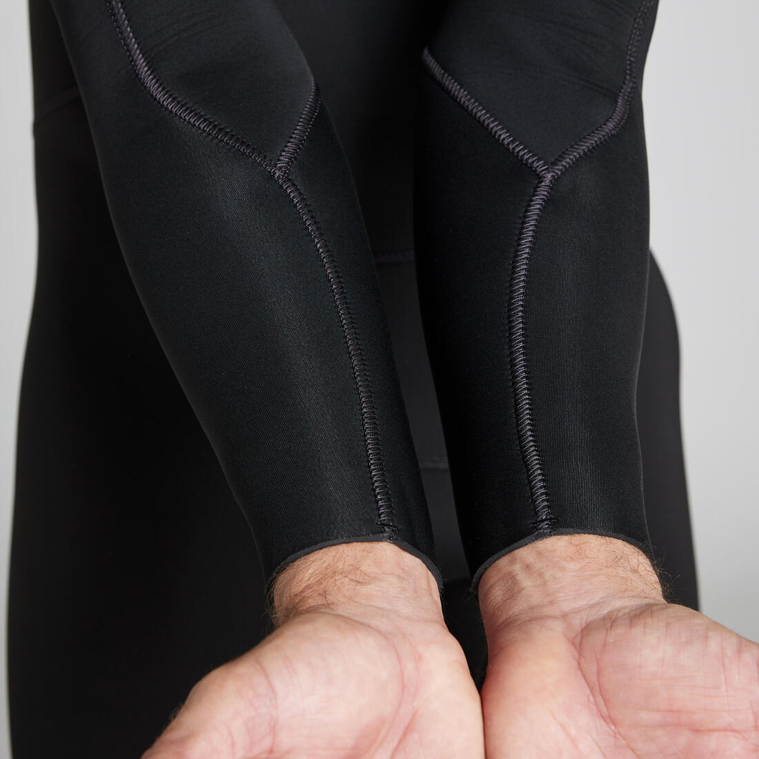 Neopreno surf Hombre agua fría 4/3mm 500 negro - Image 9
