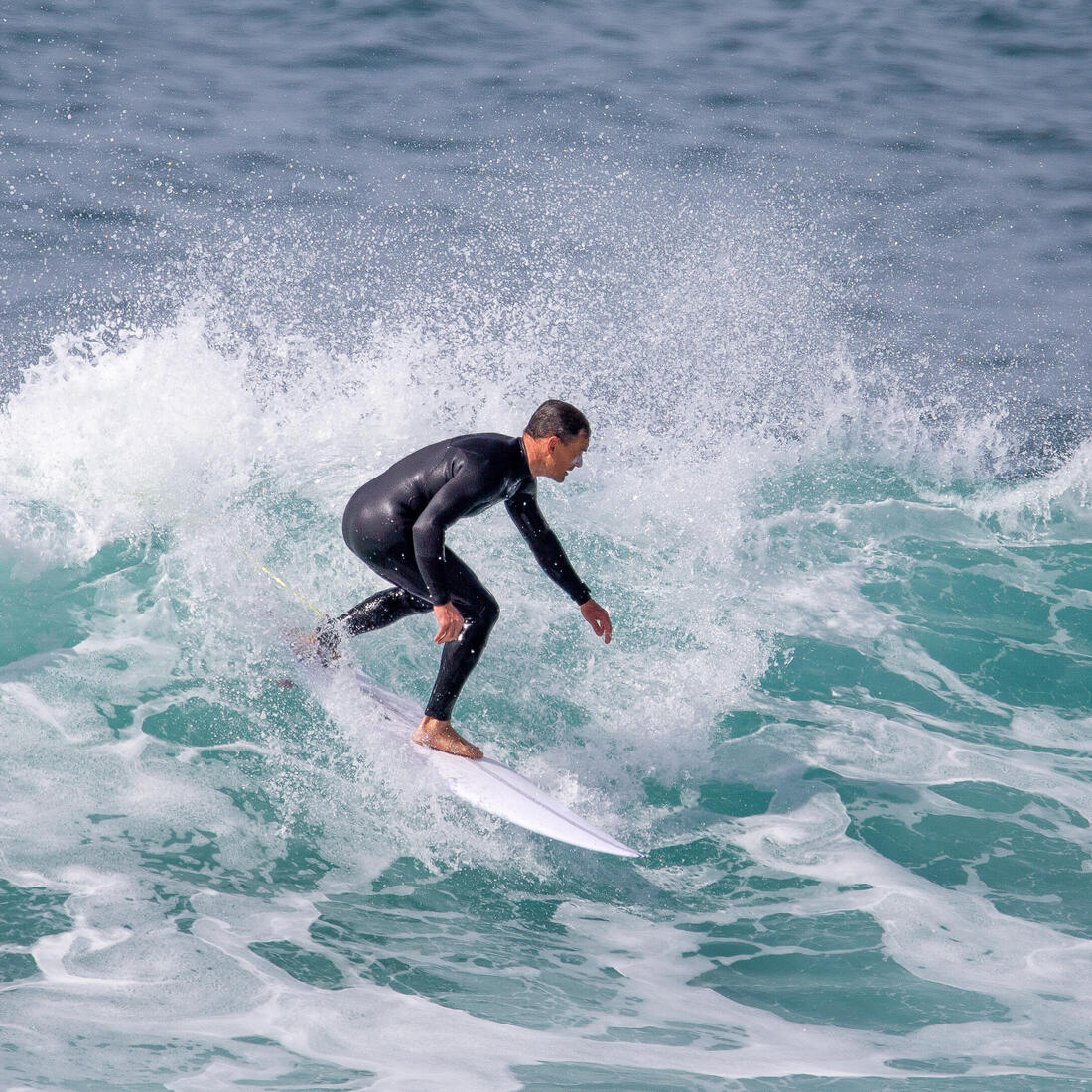 Neopreno surf Hombre agua fría 4/3mm Front Zip 900 negro - Image 15