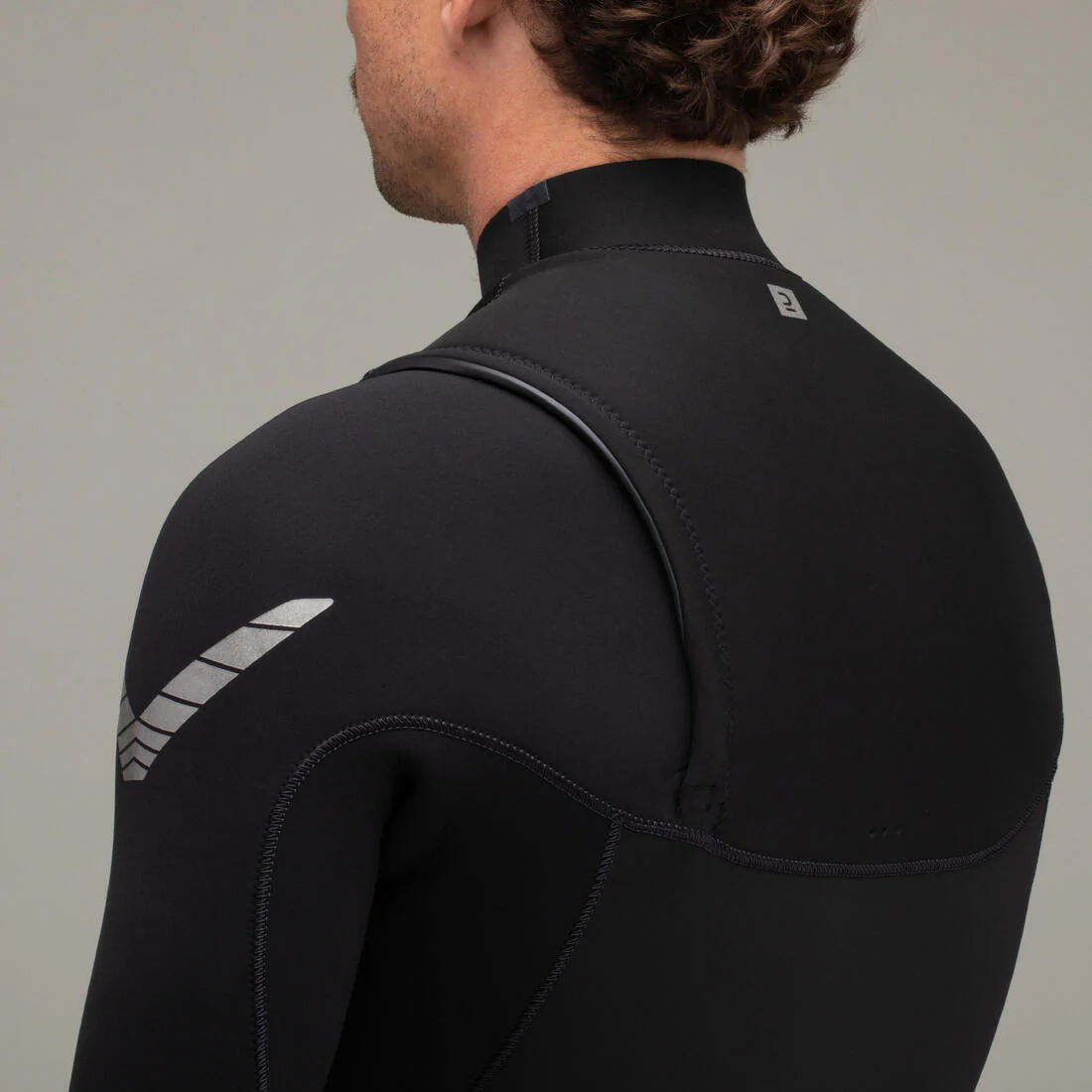 Neopreno surf Hombre agua fría 4/3mm Front Zip 900 negro - Image 6