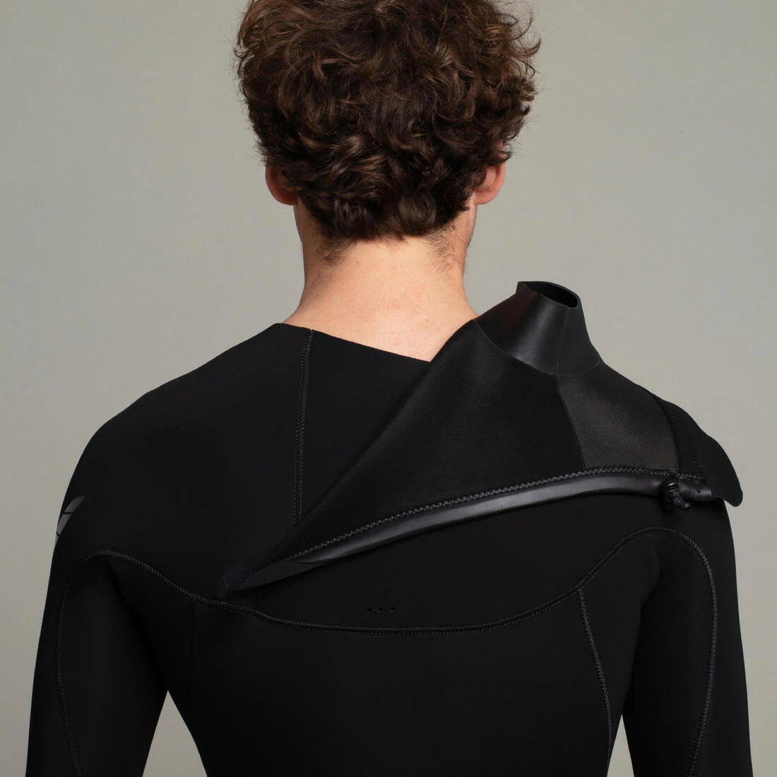 Neopreno surf Hombre agua fría 4/3mm Front Zip 900 negro - Image 7