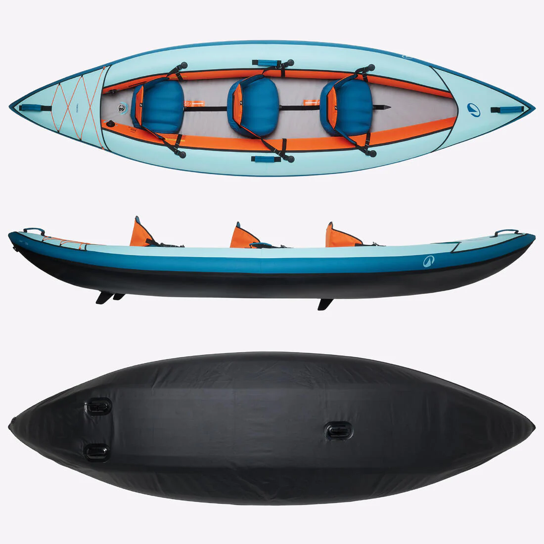 Pack Canoa Kayak Tribord 100 Essential 2/3 Plazas - Image 2