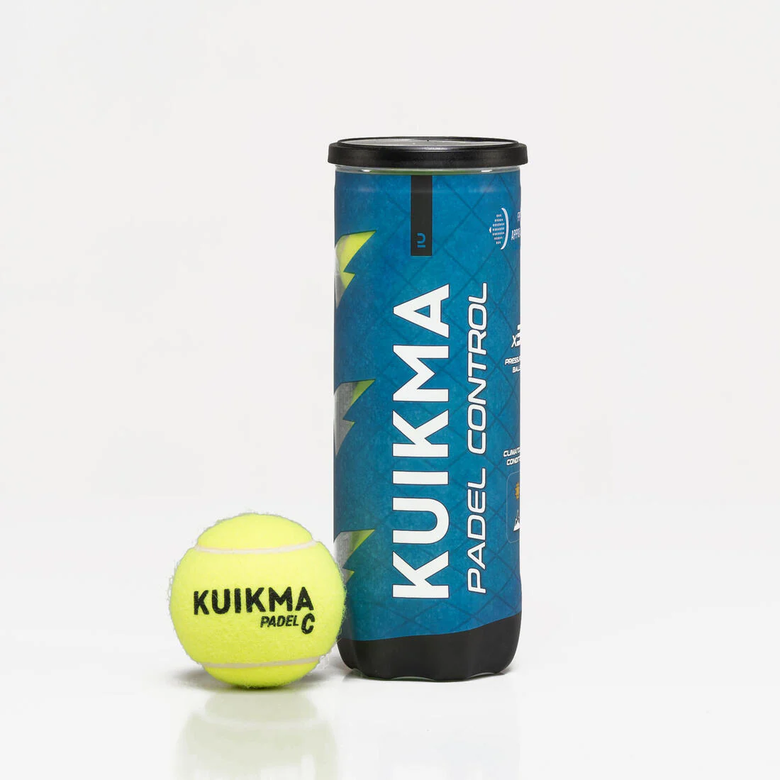 Pack de 3 pelotas de pádel presurizadas - Kuikma Control - Image 2