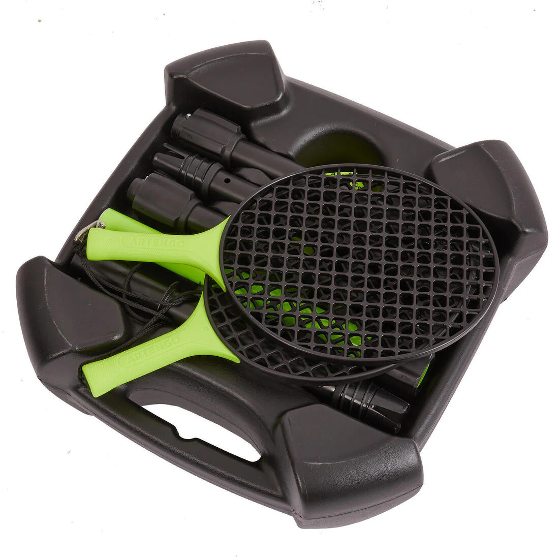 Pack Speedball (1 mástil, 2 raquetas y 1 pelota) TURNBALL STRONG NEGRO AMARILLO - Image 6