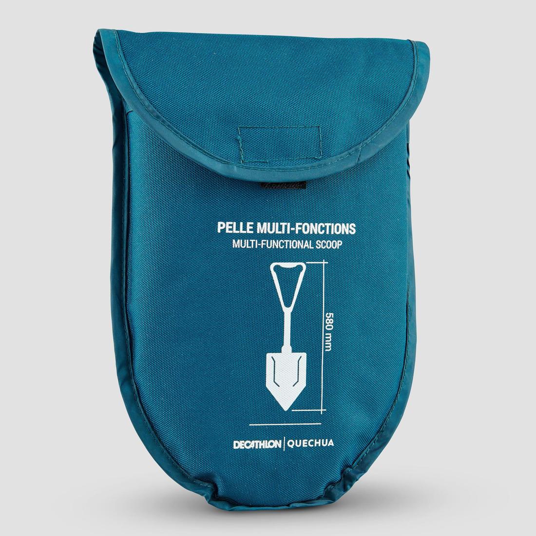Pala-pico plegable para camping de acero Quechua - Image 2