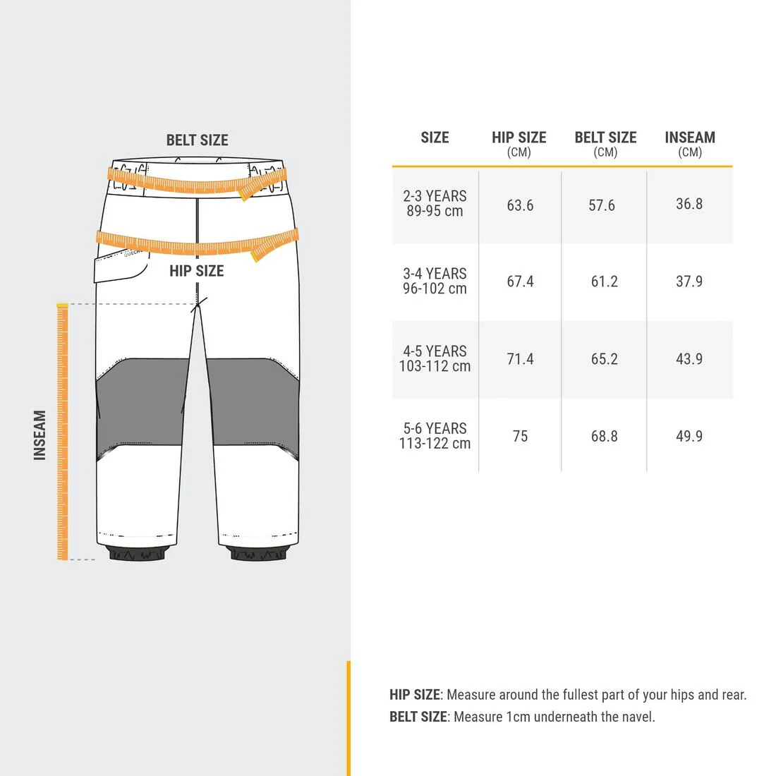Pantalón cálido impermeable de senderismo - SH500 MOUNTAIN - niños 2 - 6 años - Image 4