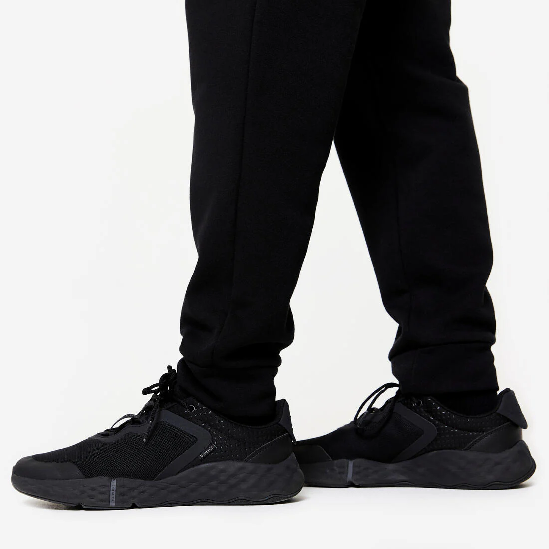 Pantalón chándal fitness regular Hombre Domyos 100 negro - Image 6