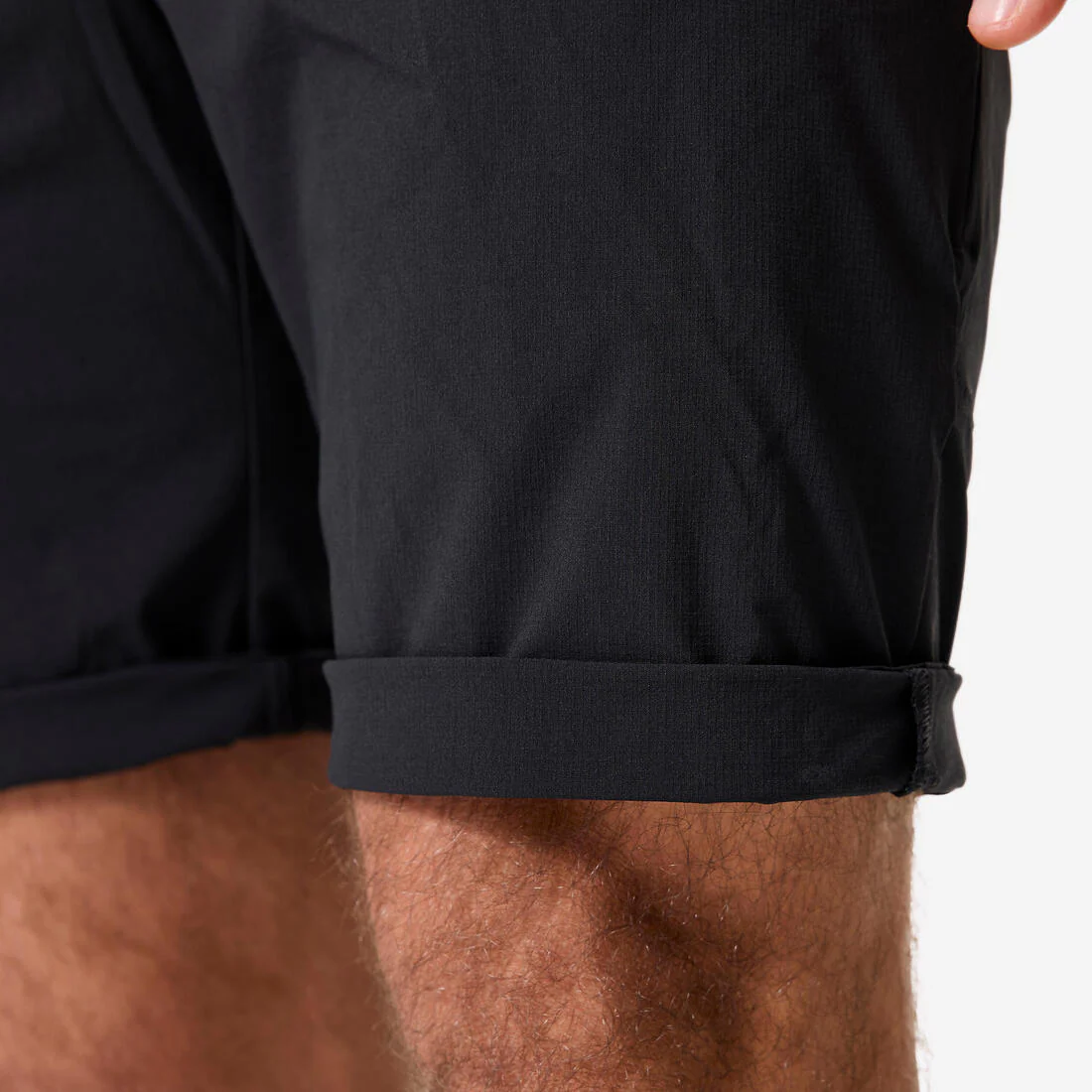 Pantalón Corto Cargo Ciclismo MTB 500 Hombre Negro - Image 5