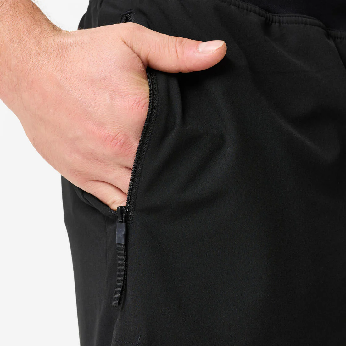 Pantalón Corto Cross Training Hombre Negro-Amarillo Celliant Transpirable Ligero - Image 8