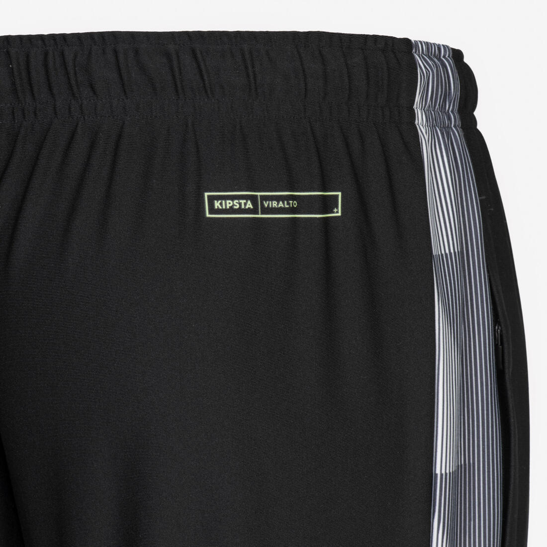 PANTALÓN DE ENTRENAMIENTO DE FÚTBOL ADULTO VIRALTO WAVE  NEGRO Y AMARILLO FLUO - Image 10