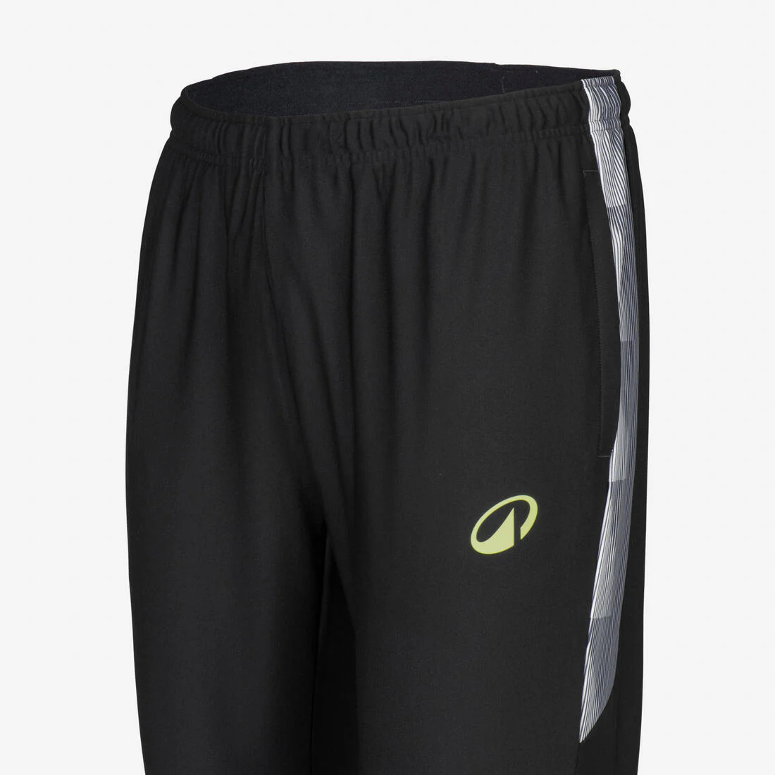 PANTALÓN DE ENTRENAMIENTO DE FÚTBOL ADULTO VIRALTO WAVE  NEGRO Y AMARILLO FLUO - Image 5