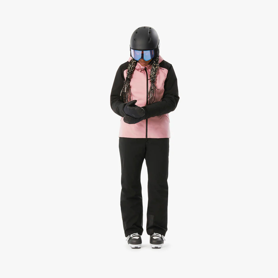 Pantalón de esquí y snowboard cálido y cómodo mujer, esquí 100 negro - Image 3