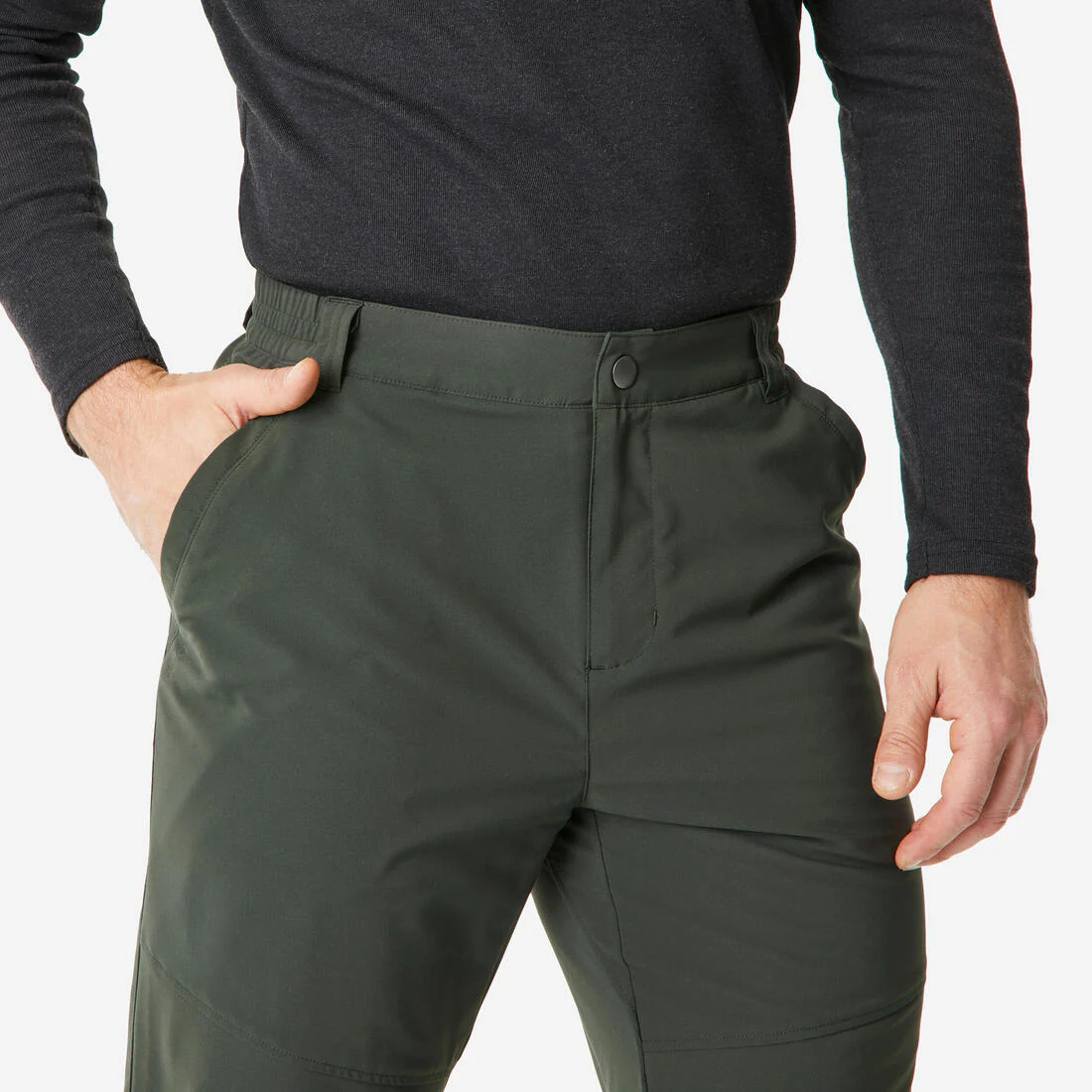 Pantalón de montaña y nieve de invierno perlante Hombre Quechua NH100 - Image 8