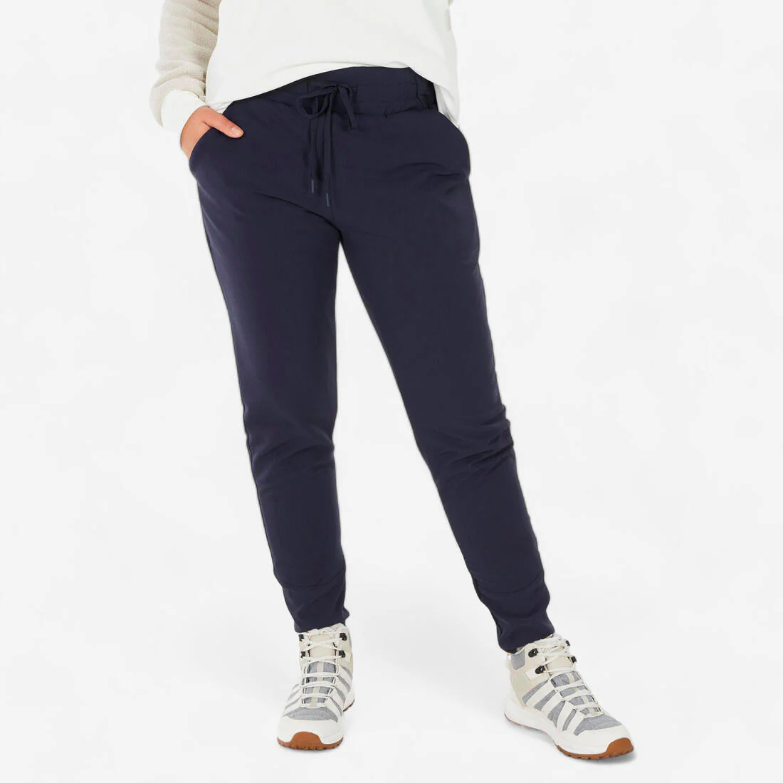 Pantalón de montaña y nieve invierno perlante Mujer Quechua NH500