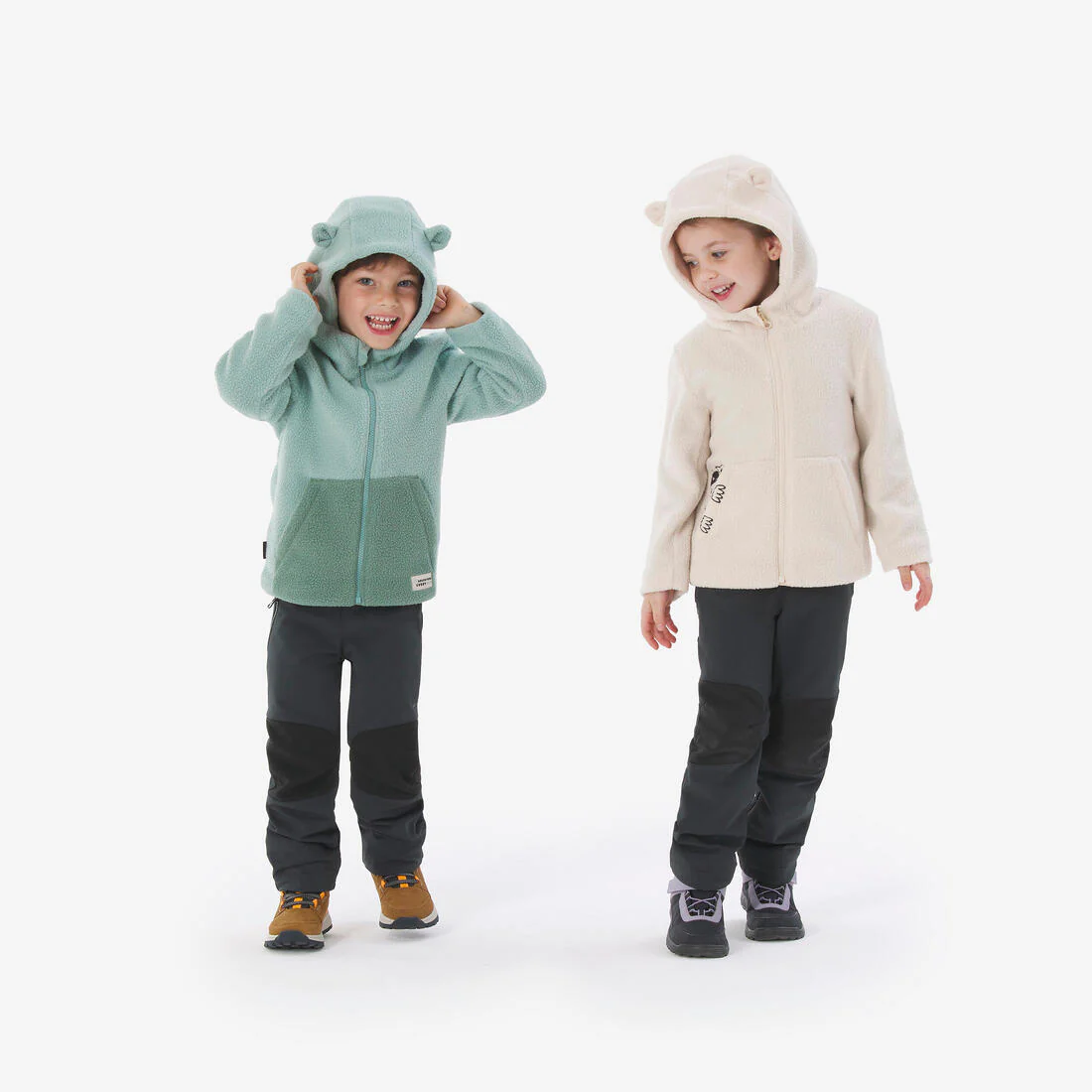 Pantalón de montaña y trekking softshell Niños 2-6 años Quechua MH900 - Image 3