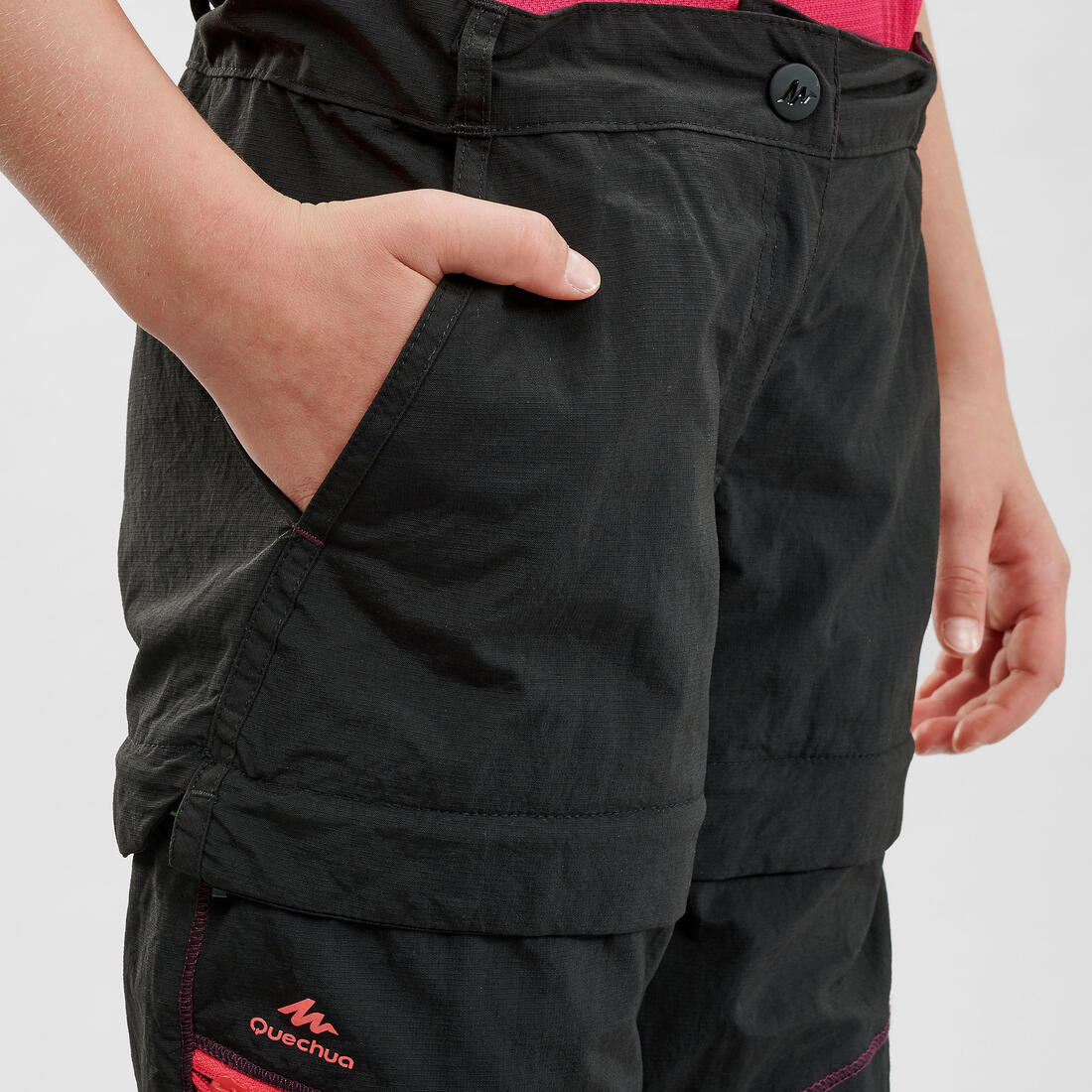 Pantalón desmontable de montaña y trekking Niños 7-15 años Quechua MH500 - Image 5