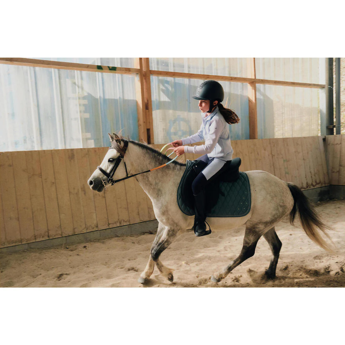 Pantalón Equitación Magic Niños Lila - Image 15